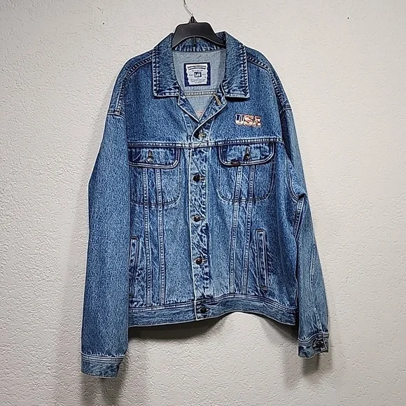 Lee | Jackets & Coats | Vintage Lee Embroidered Oversize Jack
